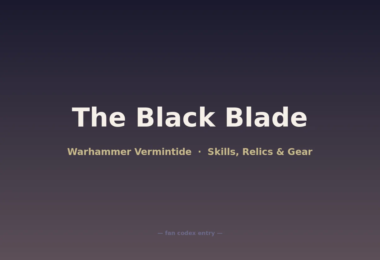 The Black Blade