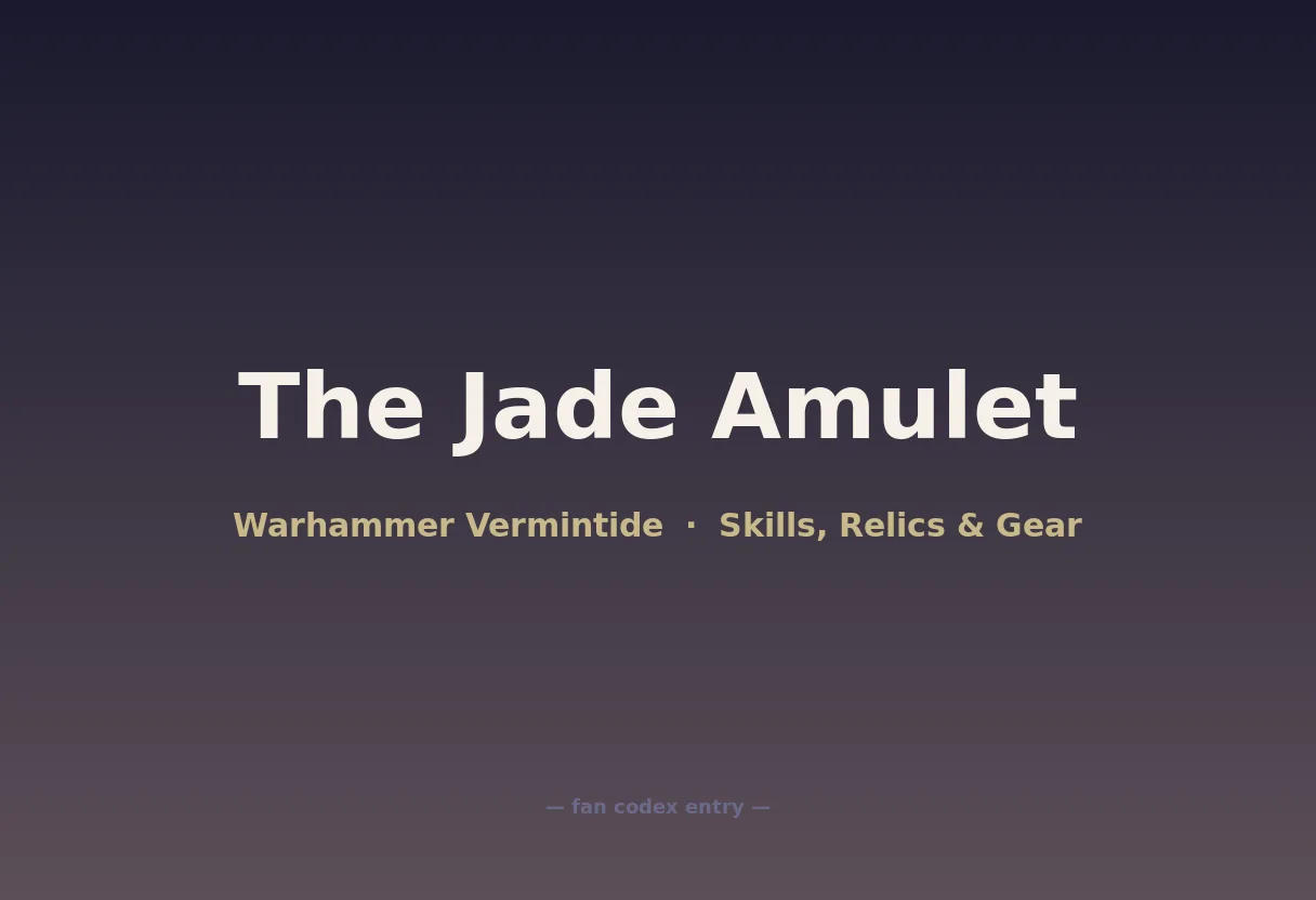 The Jade Amulet