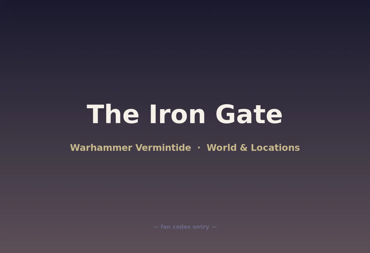 The Iron Gate